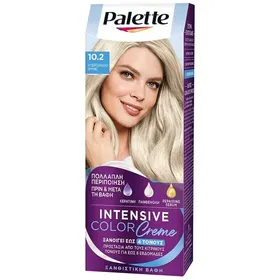 Schwarzkopf Palette Intensive Color Creme Βαφή Μαλλιών No10.2 Υπέρξανθο Φυμέ