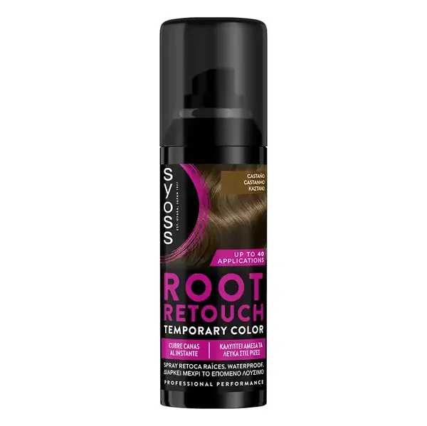 SYOSS Root Retouch Σπρέι Κάλυψης Ρίζας Καστανό 120ml