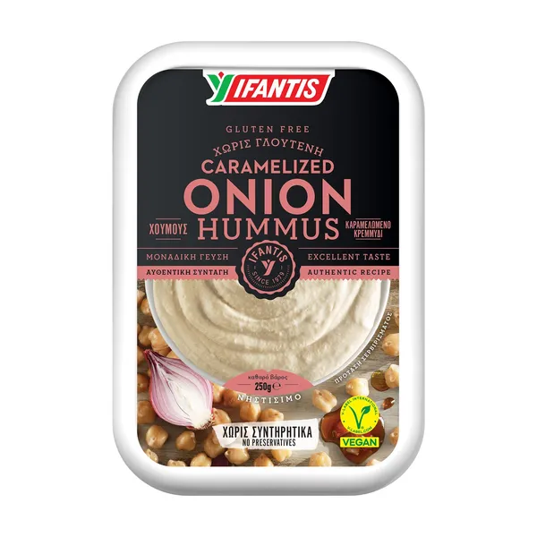 Χούμους IFANTIS Καραμελωμένο Κρεμμύδι Vegan Χωρίς γλουτένη 250g