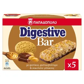 Μπάρες Δημητριακών Digestive Φιστικοβούτυρο