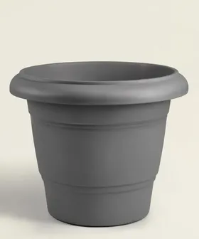 Γλάστρα ανθρακί / τερακότα 23x18cm