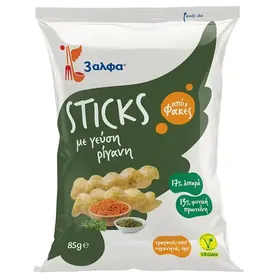Σνακ 3ΑΛΦΑ sticks με ρίγανη 85γρ.
