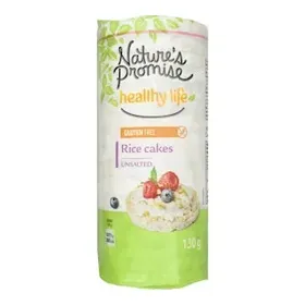 NATURE'S PROMISE Ρυζογκοφρέτες Ανάλατες 130g