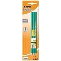 Bic Evolution 650 Μολύβι Γραφίτη 3τεμ. & Γόμα / Ξύστρα