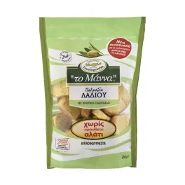 Μάννα Παξιμάδι Λαδιού Χωρις Πρόσθετο Αλάτι 300gr