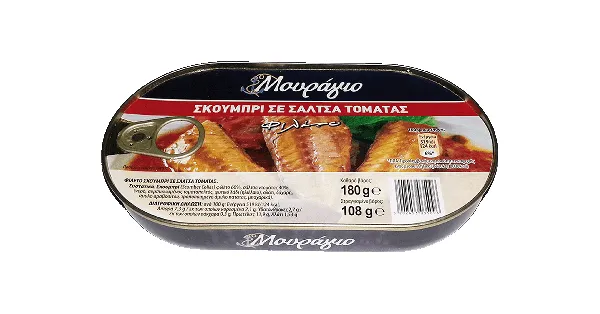σκουμπρί (σε σάλτσα τομάτας / πικάντικη)