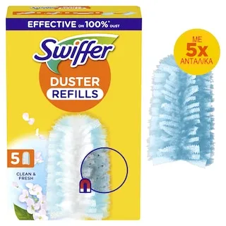 SWIFFER Φτερά Ξεσκονίσματος Duster Fresh Ανταλλακτικά 5 Τεμάχια