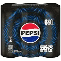 Pepsi Ζero 6Χ330ml