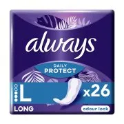Σερβιετάκια Always Daily Protect Long Κλείδωμα οσμών 26 Τμχ