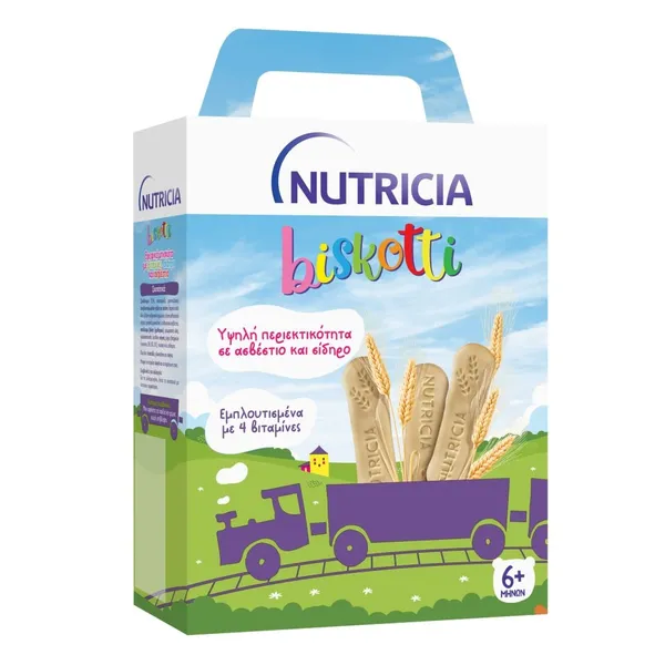 βρεφικά μπισκότα δημητριακών biscotti 180g