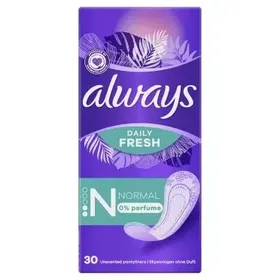 Σερβιετάκια Always Daily Fresh Normal 30 τεμ., 0% άρωμα