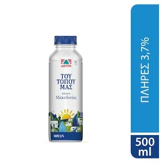 ΔΕΛΤΑ Του Τόπου Μας Γάλα Πλήρες 500ml