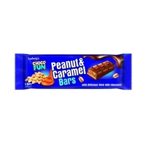 CHOCO FUN Peanut & Caramel Σοκολάτα 6x36γρ.