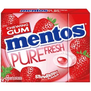 MENTOS Τσίχλες Pure Fresh Φράουλα 30g