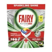 Fairy Platinum Plus Ταμπλέτες Πλυντυρίου Anti Dull 19τεμ