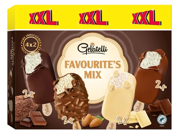 Gelatelli Maxi Mix Παγωτό XXL