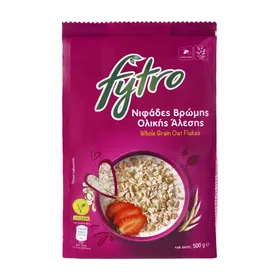 FYTRO Νιφάδες Βρώμης Ολικής Άλεσης Vegan 500g