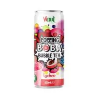 Bubble tea από μαύρο τσάι Lychee Vinut 320ml