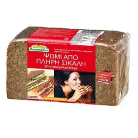 Ψωμί από Πλήρη Σίκαλη Vollkorn-Brot Mestemacher (500 g)