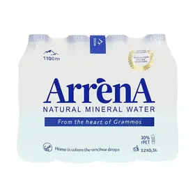 Arrena Φυσικό Μεταλλικό Νερό 12x500ml. (Μέγιστη Ποσότητα 5τεμ.)