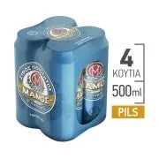 ΜΑΜΟΣ Μπίρα Pils 4x500ml