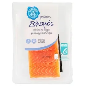 ΑΒ FRESH TO GO Σολομός Φιλέτο με Δέρμα Ελαφρύ Κάπνισμα 250g