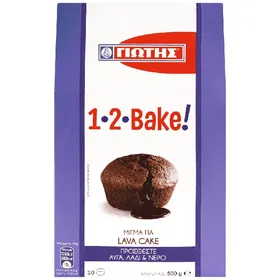 1,2 Bake Μίγμα Για Lava Cake 500gr