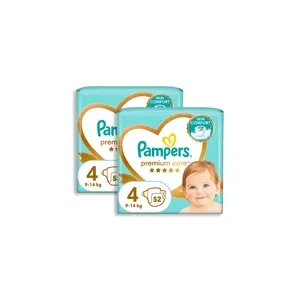 PAMPERS Premium Care ανοιχτές πάνες No4 52 τεμαχίων