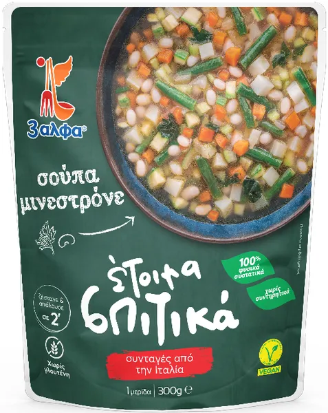 3ΑΛΦΑ Σούπα Μινεστρόνε 300 GR