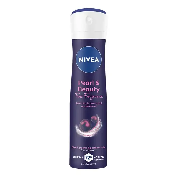 Nivea Αποσμητικό Σώματος Σπρέι Γυναικείο Black Pearl 150lml