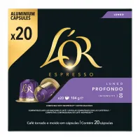 L'OR Κάψουλες Lungo Profondo Συμβατές Με Μηχανές Nespresso* 20τεμ
