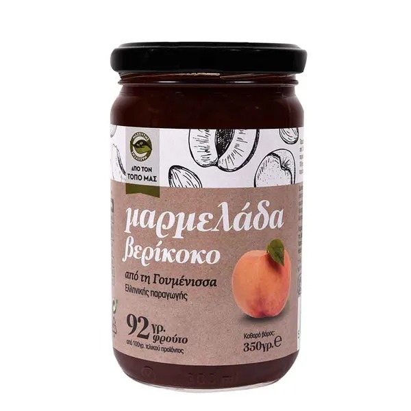 Μασούτης Από Τον Τόπο Μας Μαρμελάδα Βερίκοκο 350γρ.