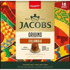 JACOBS Κάψουλες Καφέ Espresso Origins Colombia 18x5.2g