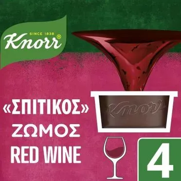 KNORR ΖΩΜΟΣ ΕΚΧ. ΚΟΚΚΙΝ. ΚΡΑΣΙΟΥ 8Χ104ΓΡ