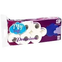My Soft Premium Χαρτί Υγείας 4φυλλο 10άρι 1,230kg