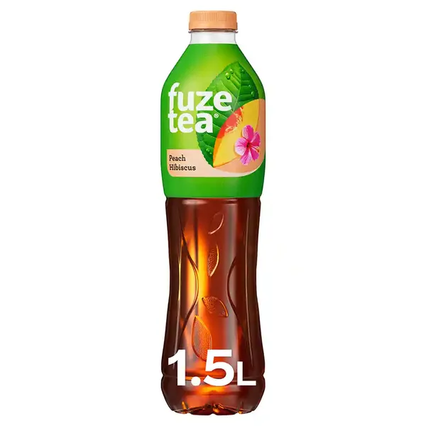 Fuze Tea Κρύο Μαύρο Τσάι Ροδάκινο Ιβίσκος 1,5lt.