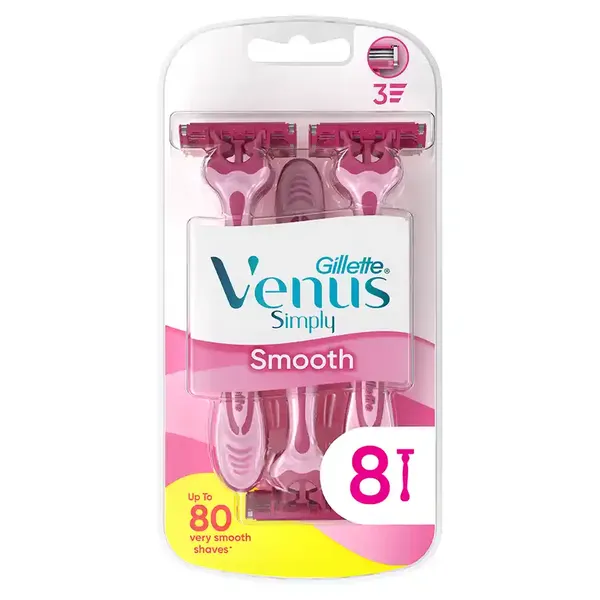 Gillette Venus Simply 3 Ξυραφάκι Μιας Χρήσης 8τεμ.