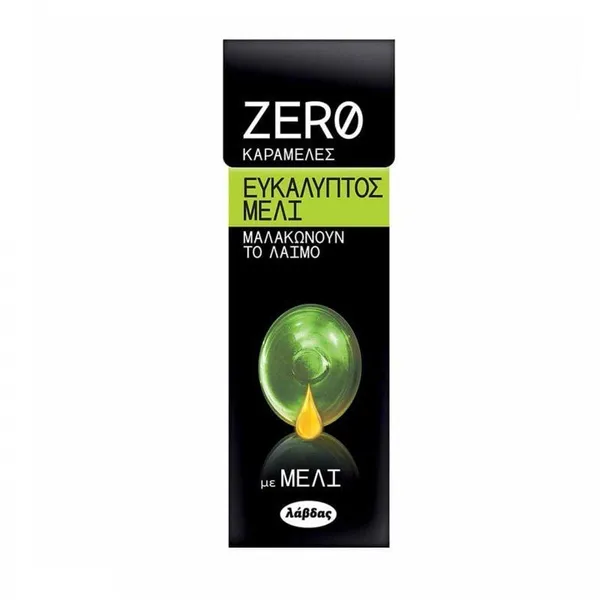 Καραμέλες ΛΑΒΔΑΣ zero ευκάλυπτος & μέλι 0% ζάχαρη χ. γλουτένη 32γρ.