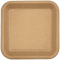 Ready2u Χάρτινα Κραφτ Πιάτα 23x23cm 20τεμ