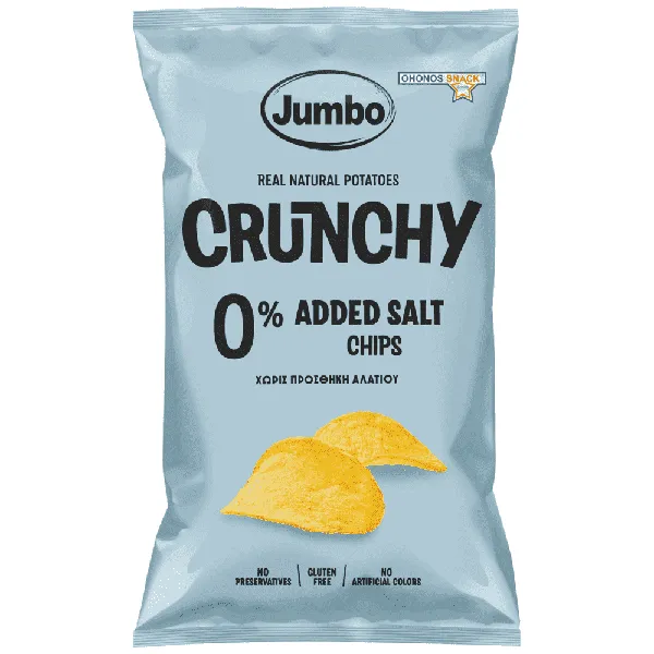 Jumbo Crunchy Chips Χωρίς Αλάτι