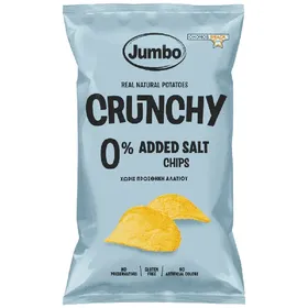 Jumbo Crunchy Chips Χωρίς Αλάτι
