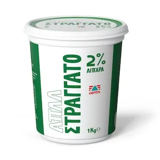 ΔΕΛΤΑ Γιαούρτι Απλά Στραγγάτο 2% 1kg