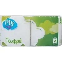 My Soft Χαρτί Υγείας Γκοφρέ 0,196kg 2τεμ