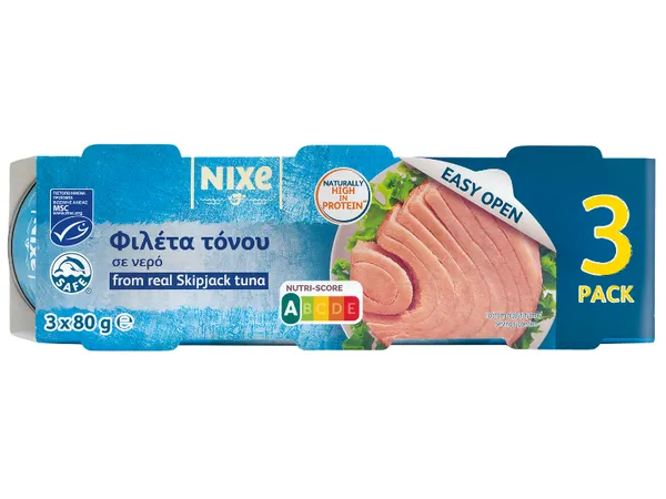 Φιλέτα τόνου σε νερό