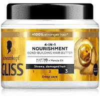 Μάσκα Μαλλιών Schwarzkopf Gliss 4-In-1 Nourishment Bond-Building  400ml