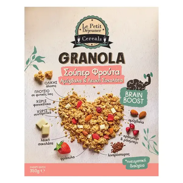 Le Petit Dejeuner Granola Super Fruits Brain Boost 350γρ.