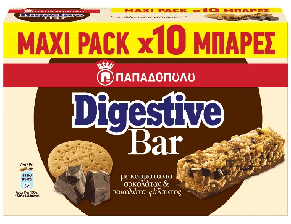 Digestive Bar Mc Σοκολάτα 10x28gr