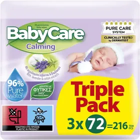 μωρομάντιλα calming 3x72 τεμάχια