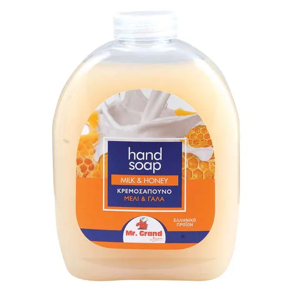 MrGrand Ανταλλακτικό Κρεμοσάπουνο Μέλι/Γάλα 300ml.