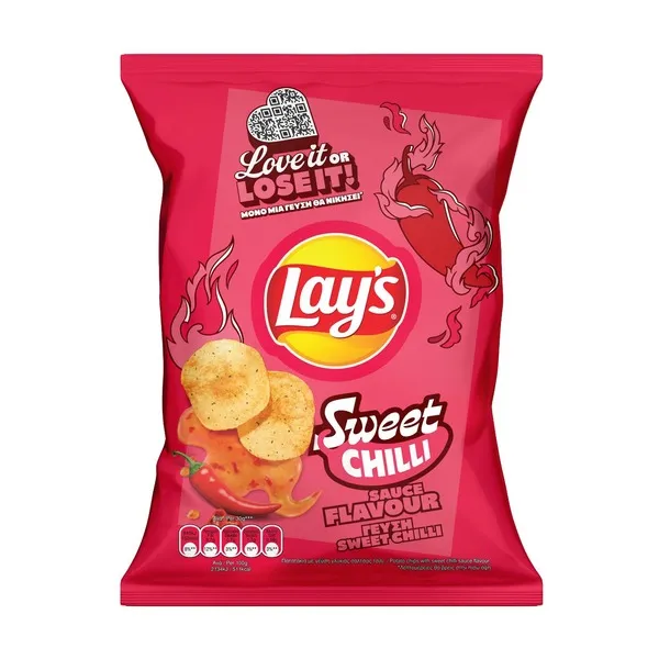 πατατάκια • με γεύση μουστάρδα / sweet chili